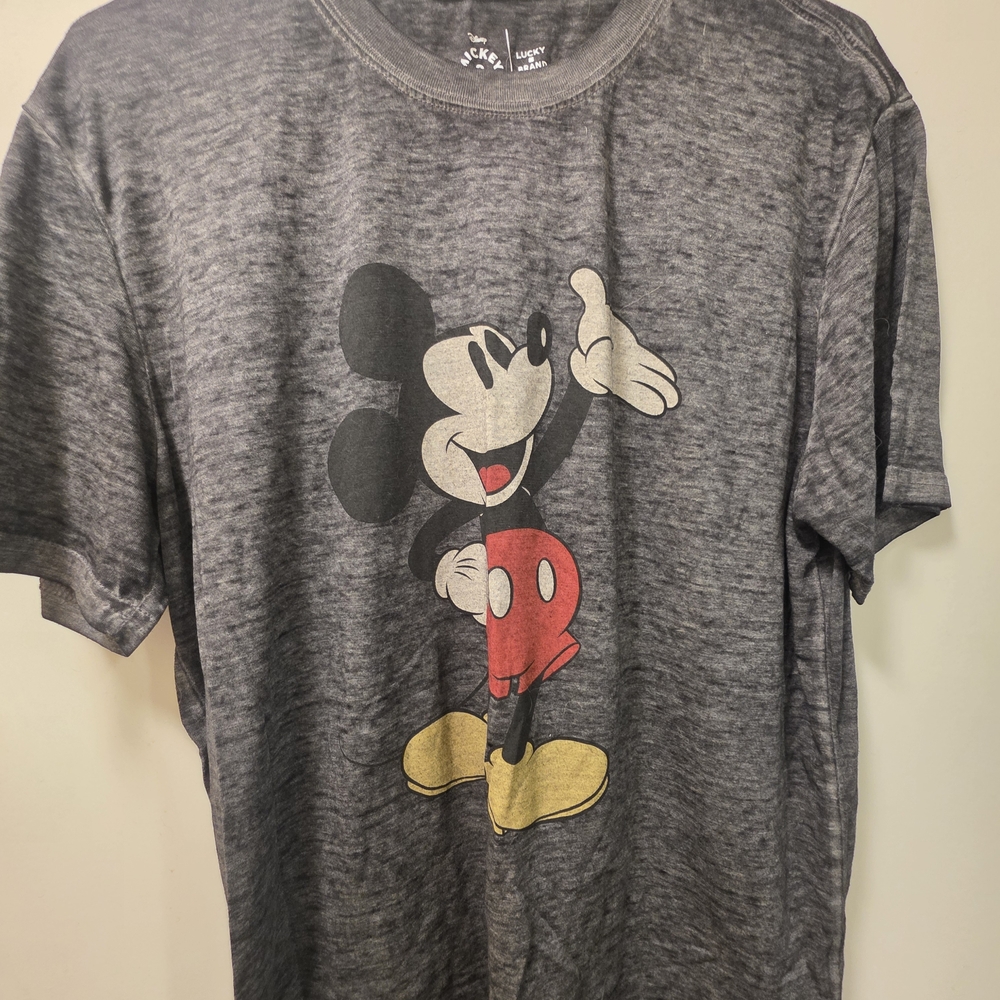 Disney Mickey & Friends Charcoal Tee Lucky Brand